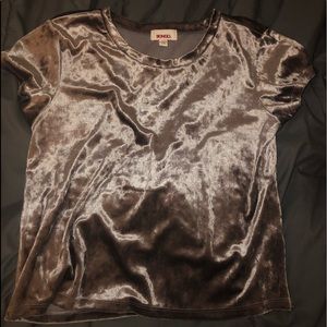 Velvet T shirt.